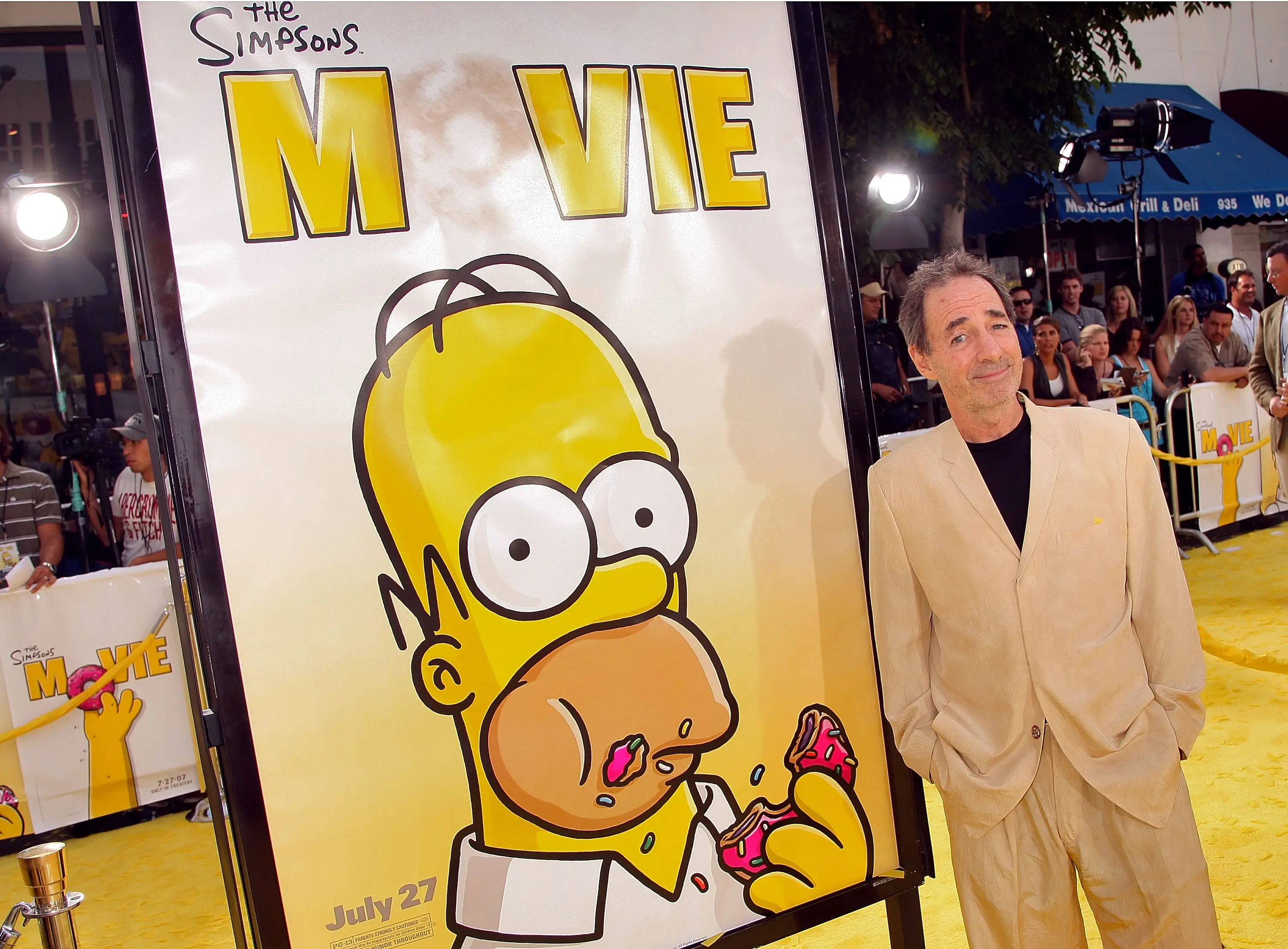 Harry Shearer, who voices numerous characters, at the premier of the first movie in 2007 (Kevin Winter/Getty Images)