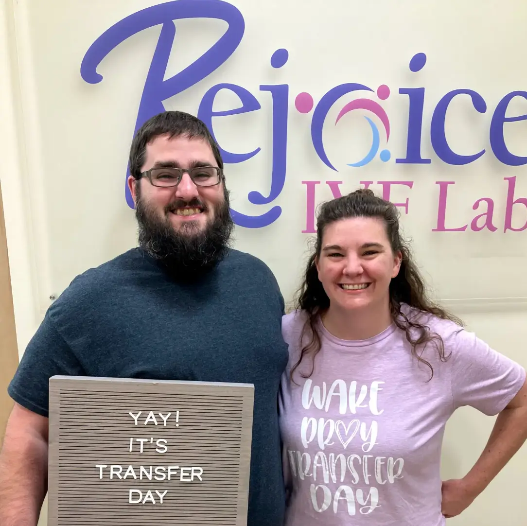 Lindsey and Tim had been trying for years to get pregnant (Sky News/Rejoice Fertility)