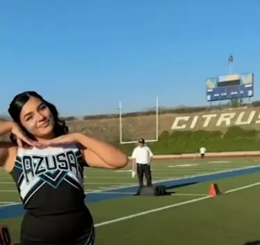 The teen loved cheerleading (YouTube/ABC7)