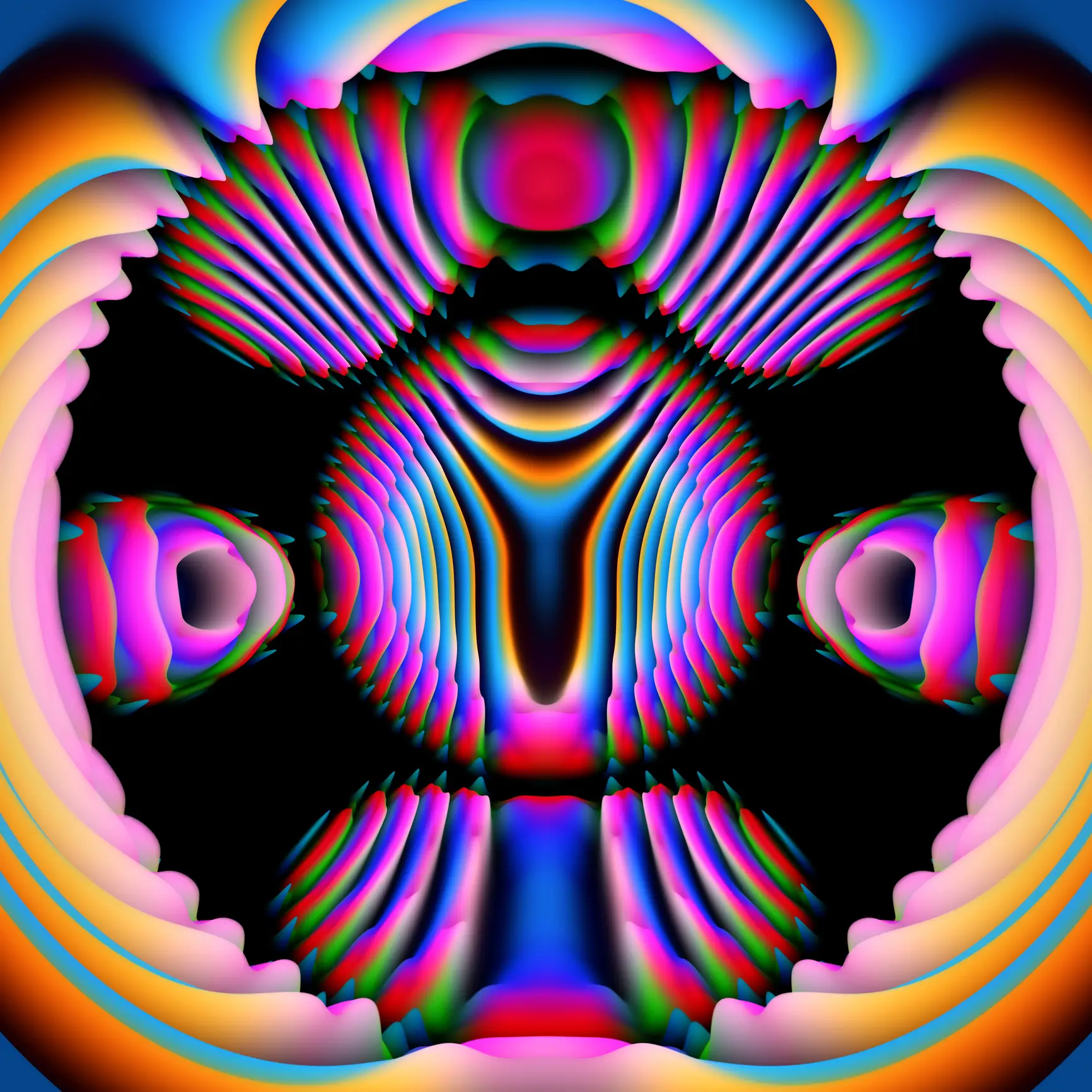 There's a science behind why we see patterns and swirls when we close our eyes (Getty Images)