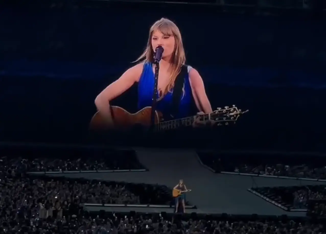 Swift also paused her show the day before to help a fan (X/ @Dusky_Gallifrey)