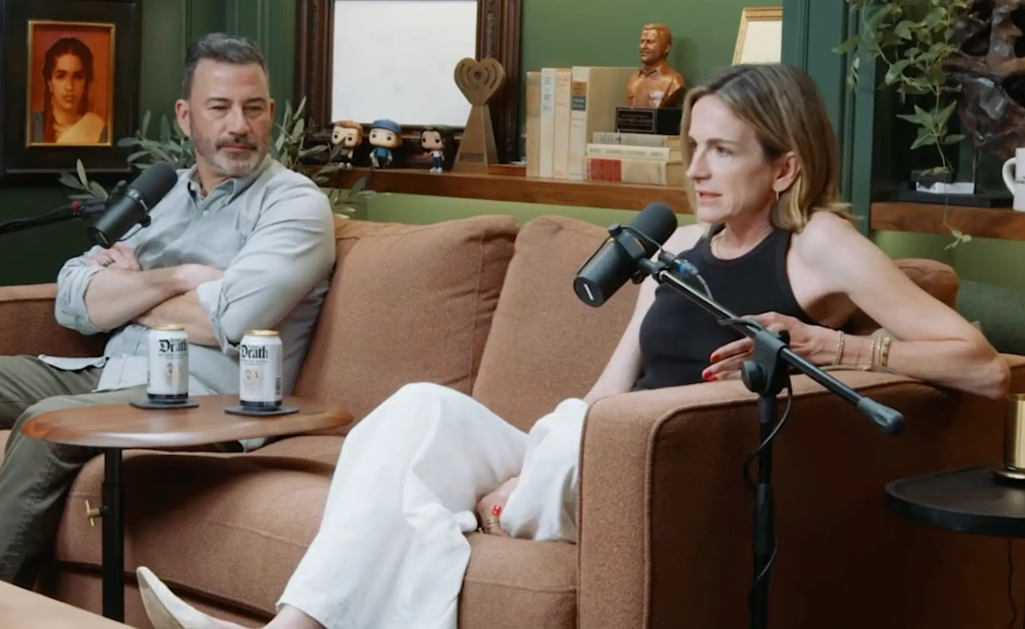 She noted it 'immediately registered' that he was interested. (Armchair Expert podcast)