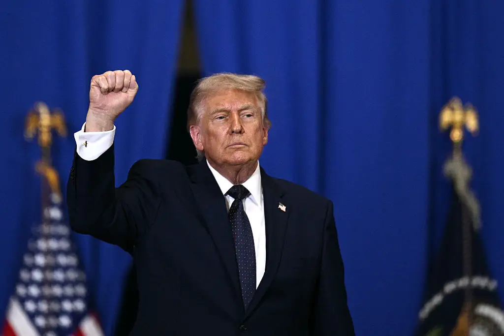 Trump announced the award at a rally (Brendan SMIALOWSKI / AFP via Getty Images)