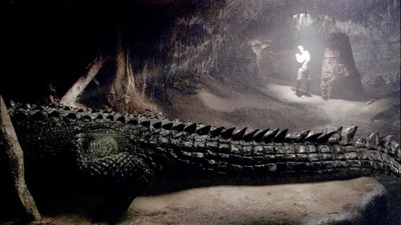 Burt became the model for a digitally created man-eating crocodile in the film Rogue (Dimension Films)