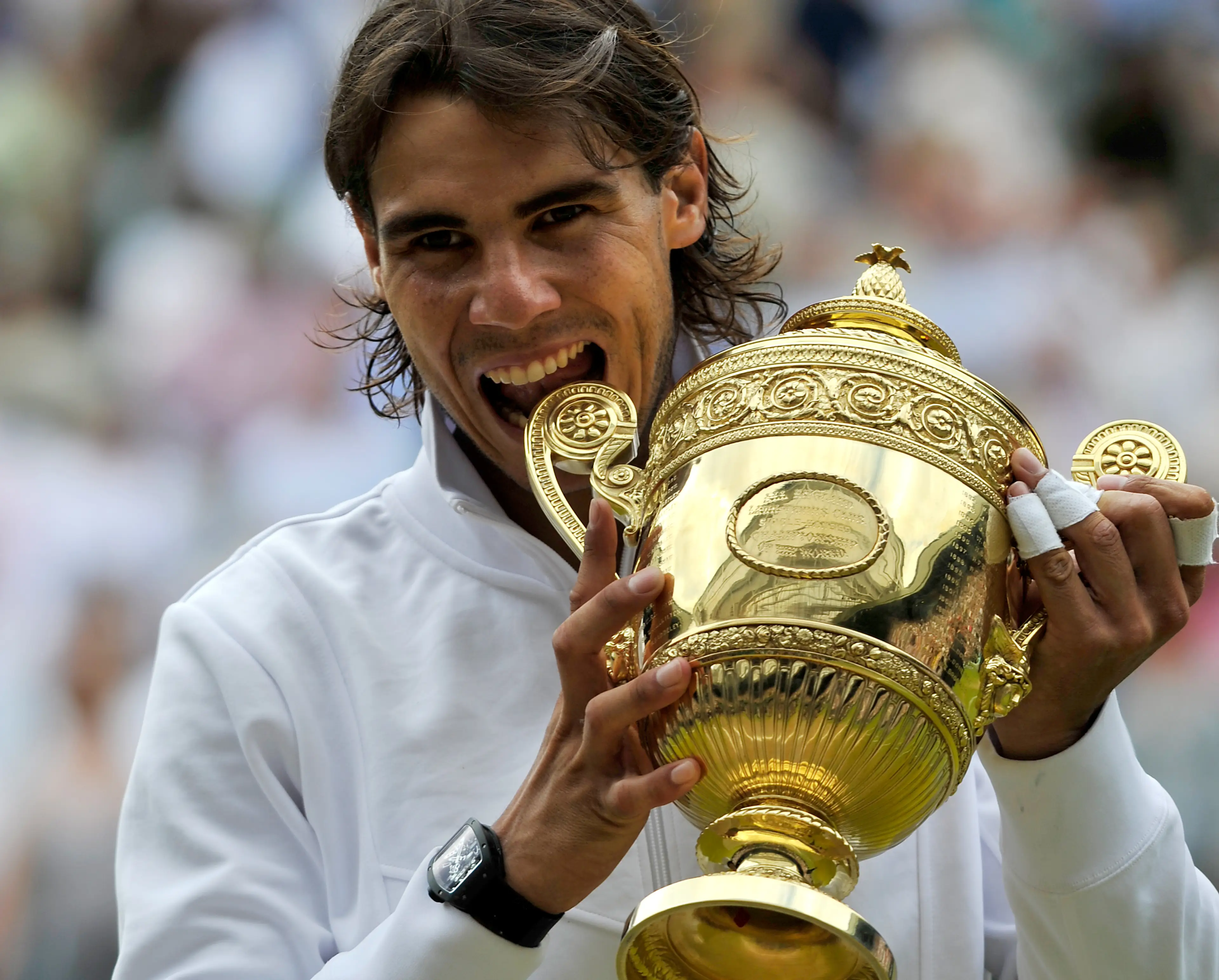Nadal won Wimbledon in both 2008 and 2010 (Rebecca Naden/PA Wire)
