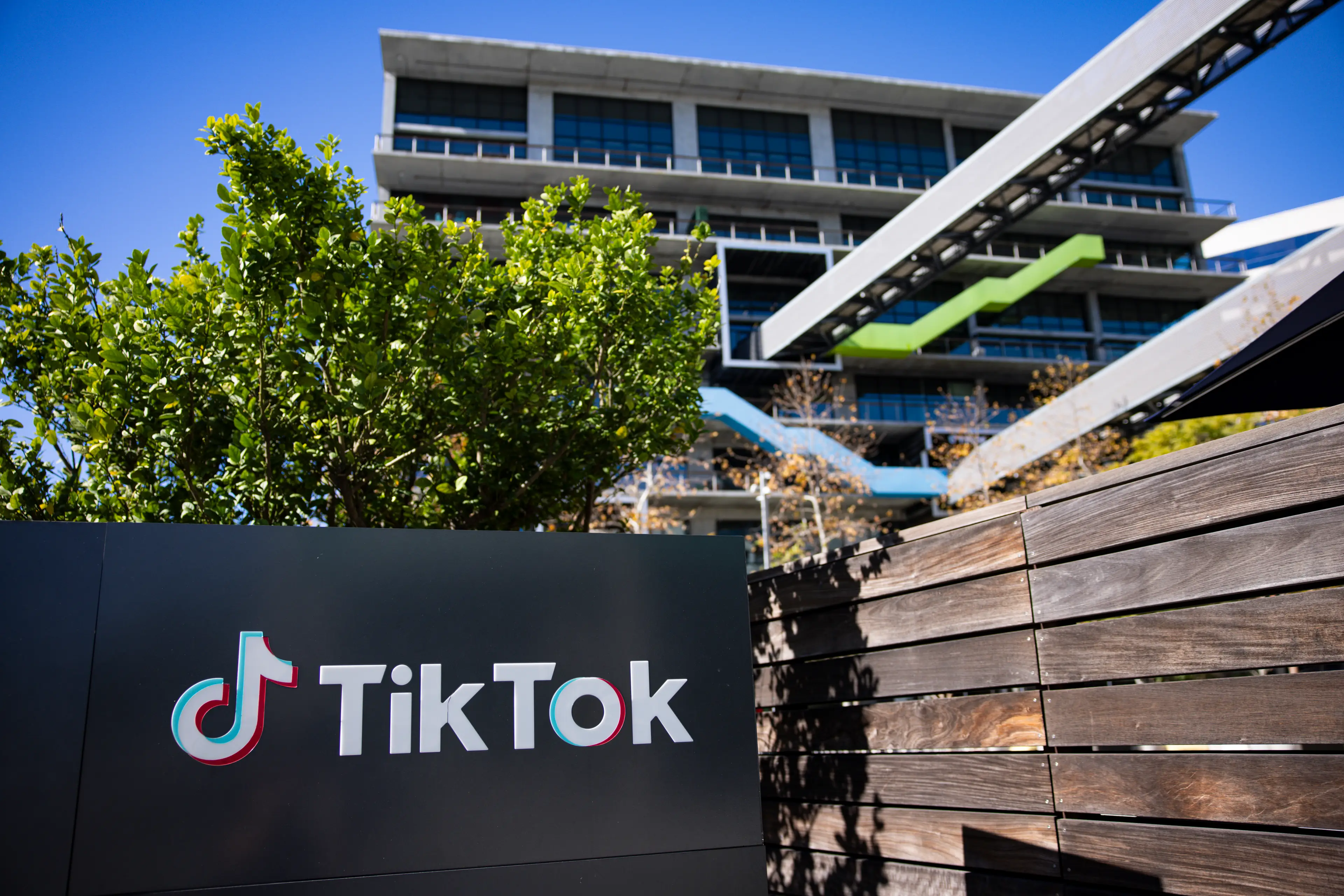 TikTok has dismissed the study, however (Kayla Bartkowski/ Los Angeles Times via Getty Images)
