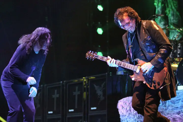 Ozzy Osbourne and Tony Iommi played in Black Sabbath together (John Atashian/Getty Images)