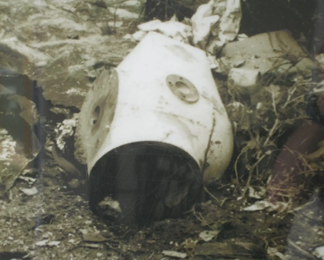 The radioactive source involved in the incident in Goiânia, Brazil.