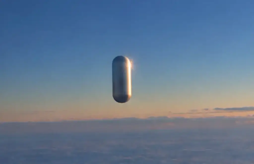 A CGI recreation of the UFO based on descriptions (NUFORC)
