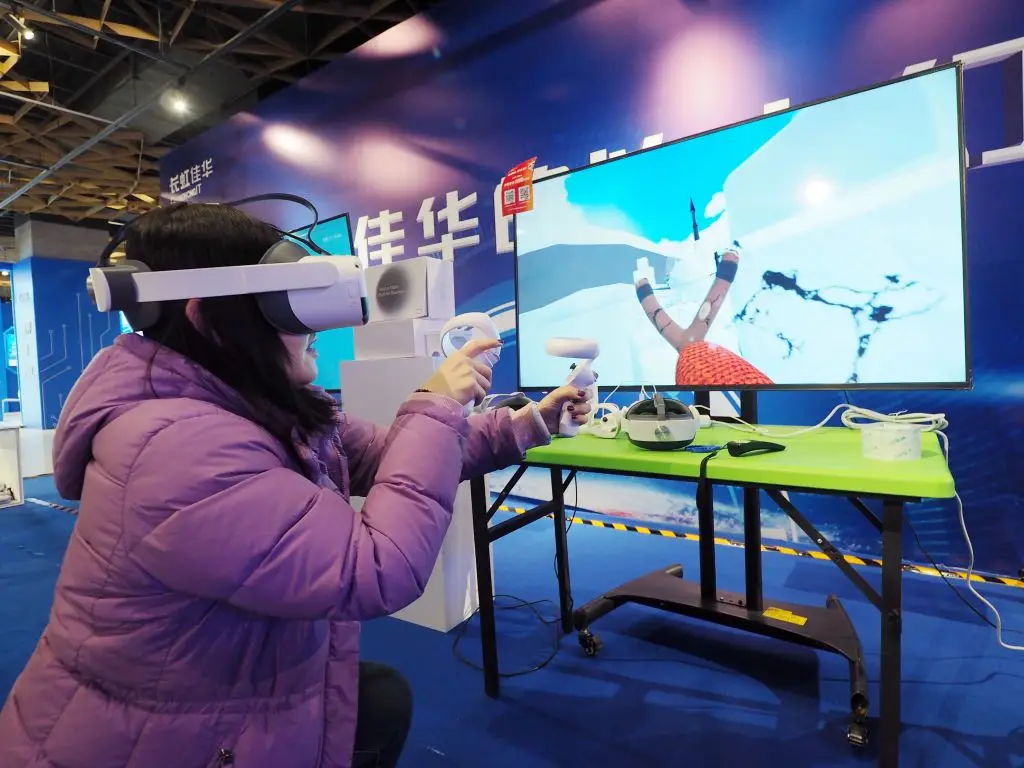 A girl aged under 16 (not pictured) is said to be distraught after her online character was attacked in a virtual reality game.