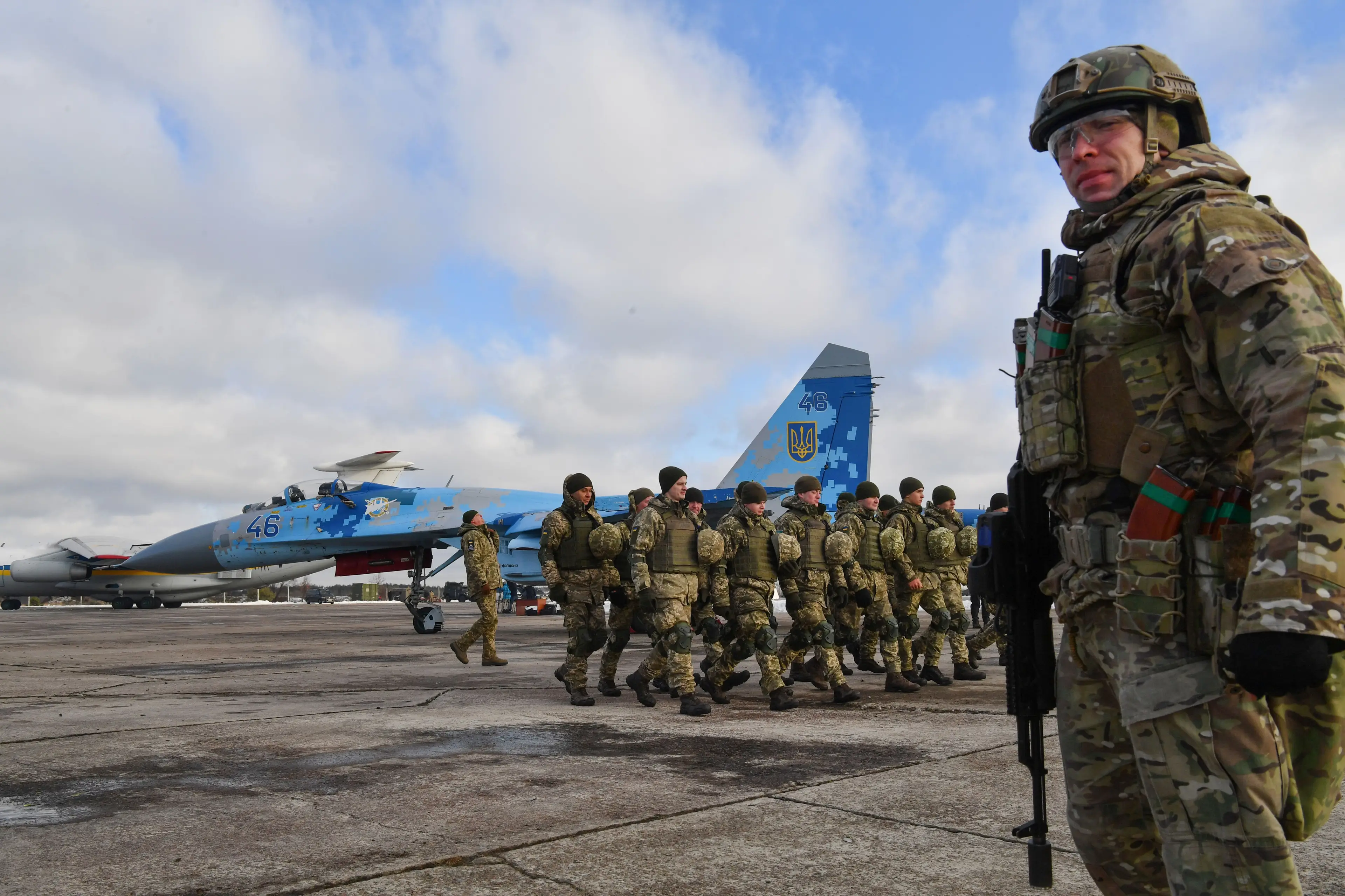 Ukrainian soldiers, credit: SERGEI SUPINSKY/AFP/Getty Images
