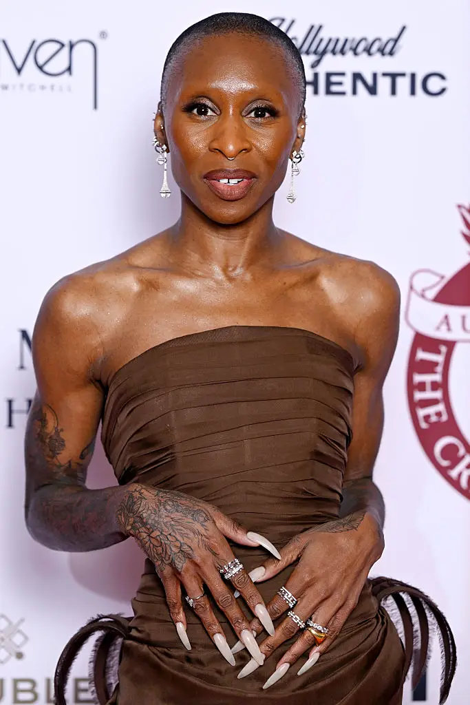 Stars like Cynthia Erivo are known for their super long fingernails (Gareth Cattermole/Getty Images)