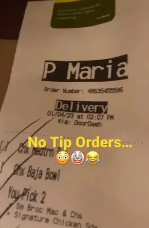 The order had been waiting for three hours.