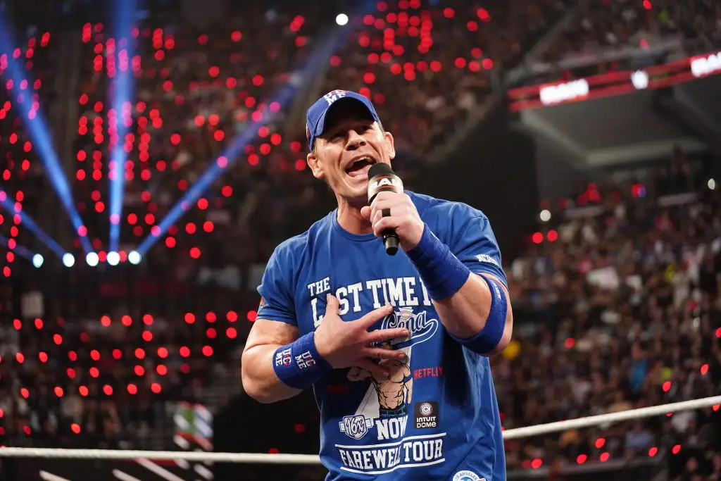 Cena said he does it to learn from others (WWE/Getty Images)