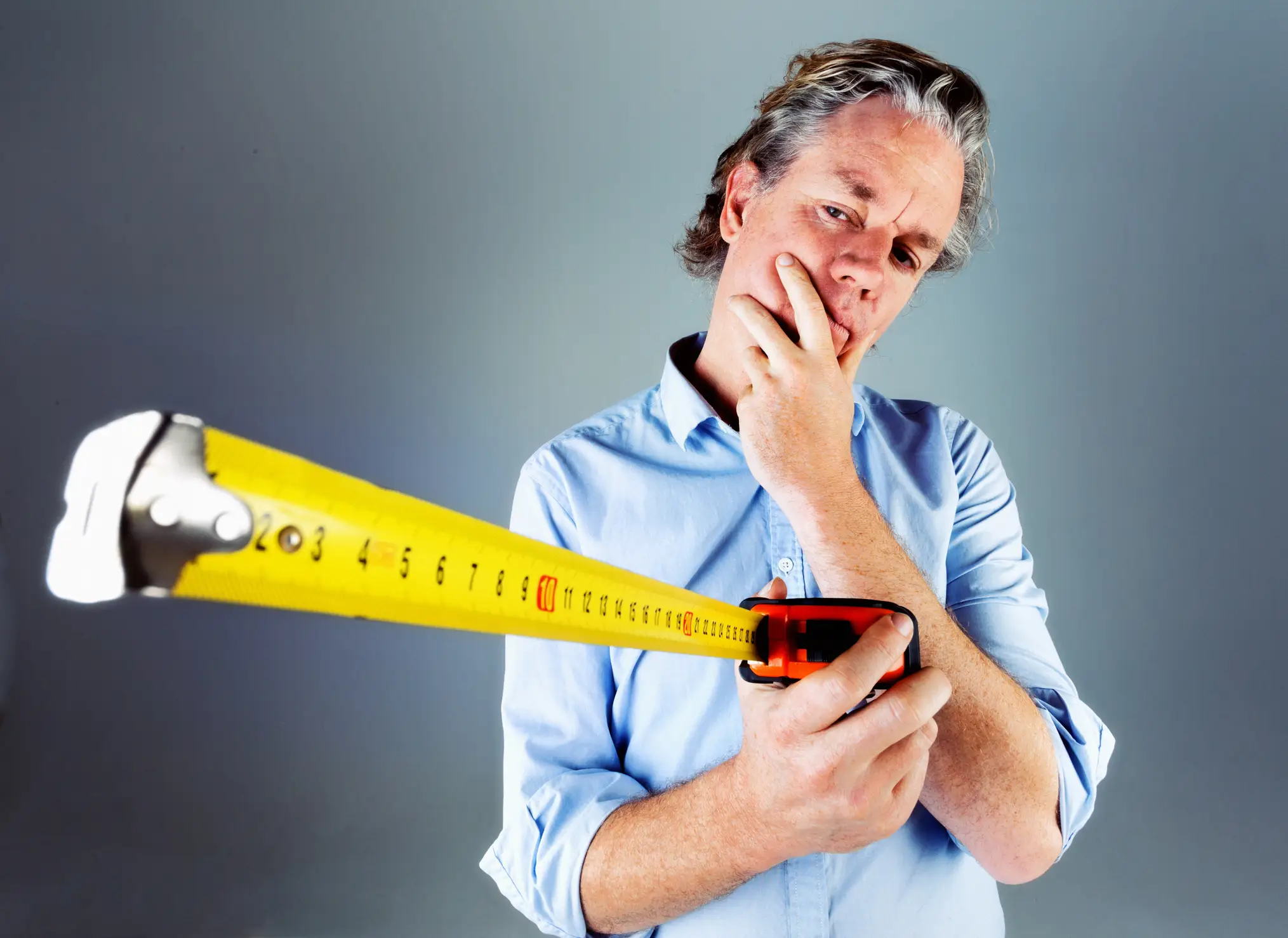 While many men will hope the procedure can add some serious length to their willy, the reality is that it can't - although it can potentially add a teensy bit (Getty stock)