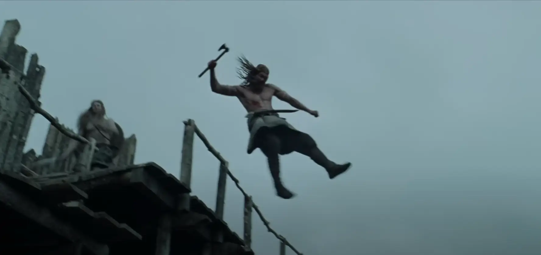 Alexander Skarsgård in The Northman.