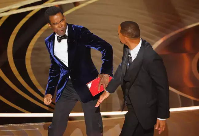 The infamous Oscars slap unfolded last year.