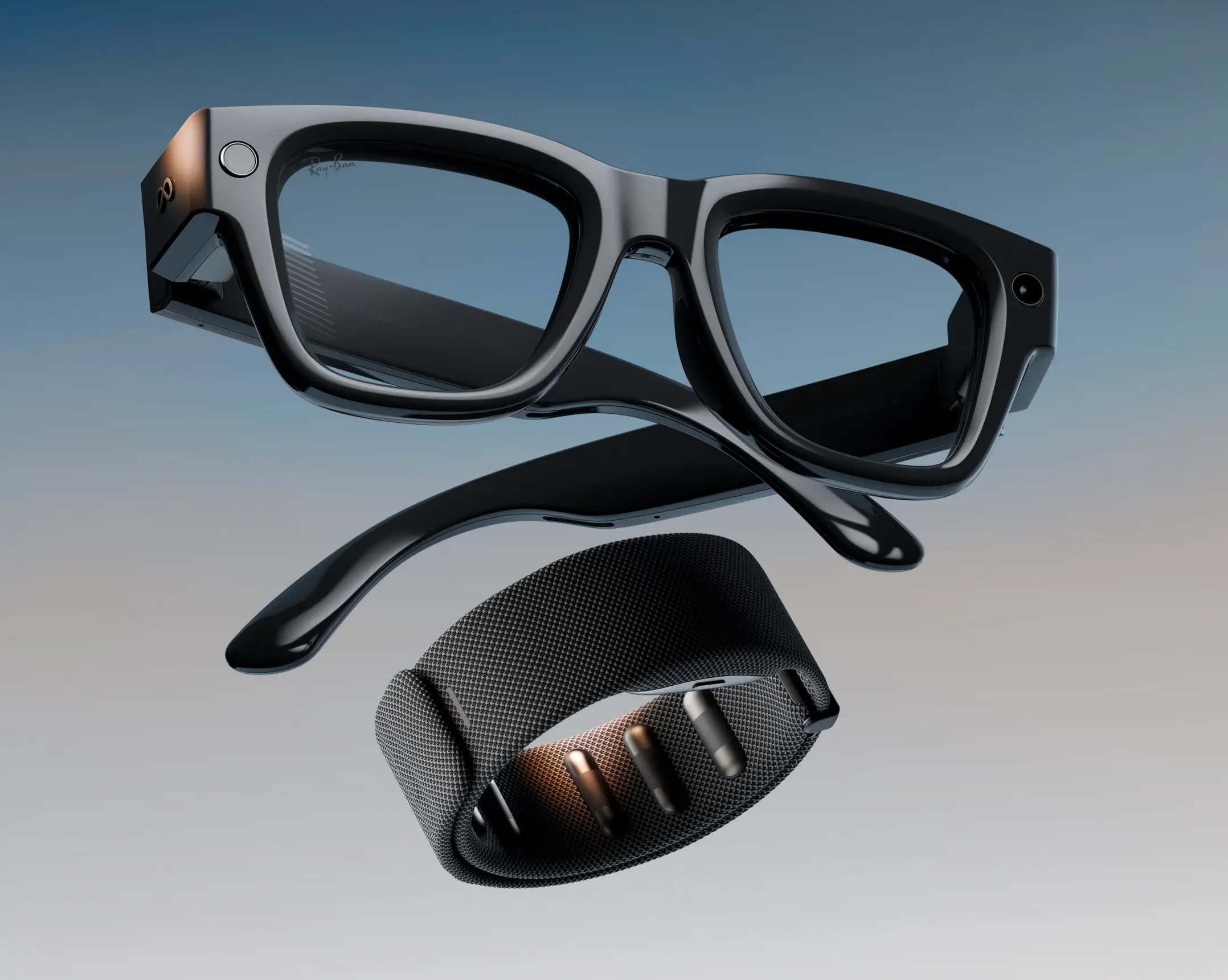 The Ray-Ban Display glasses is the latest innovation from Meta, using a Neural Band to connect the user's mind to the software (Meta)