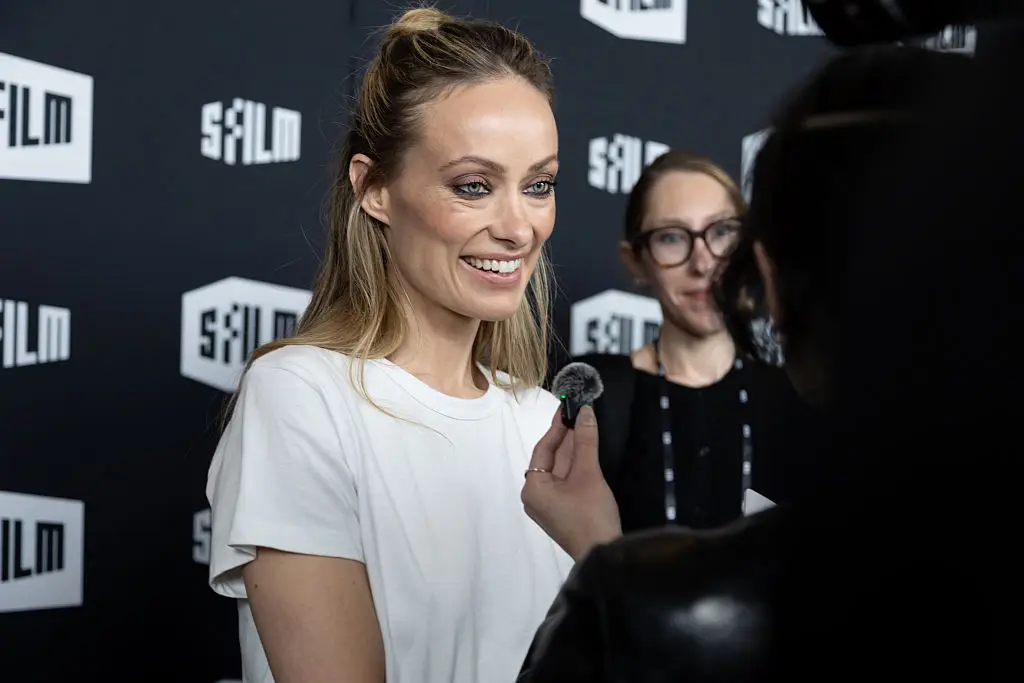 Concerns have been raised about Olivia Wildes appearance at a recent film festival. (Photo by Miikka Skaffari/Getty Images)