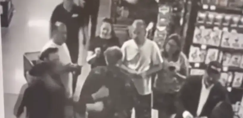 CCTV footage shows what really happened during the incident.