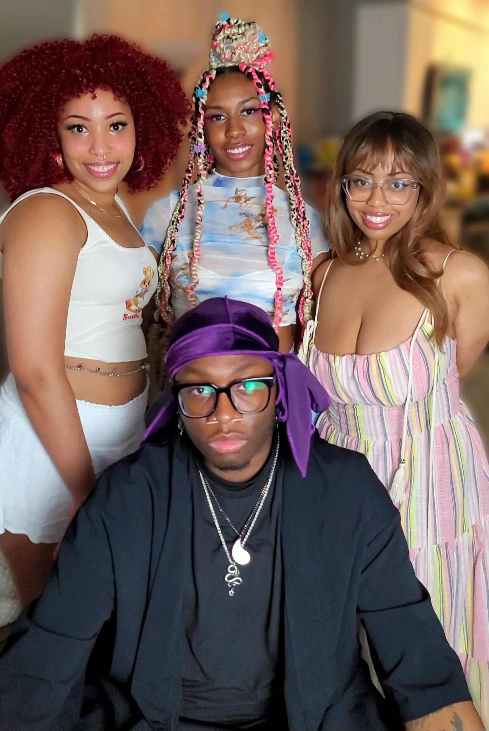 Tiffani, Jiselle, Hammy and Raymond met on Twitch (PA Real Life)