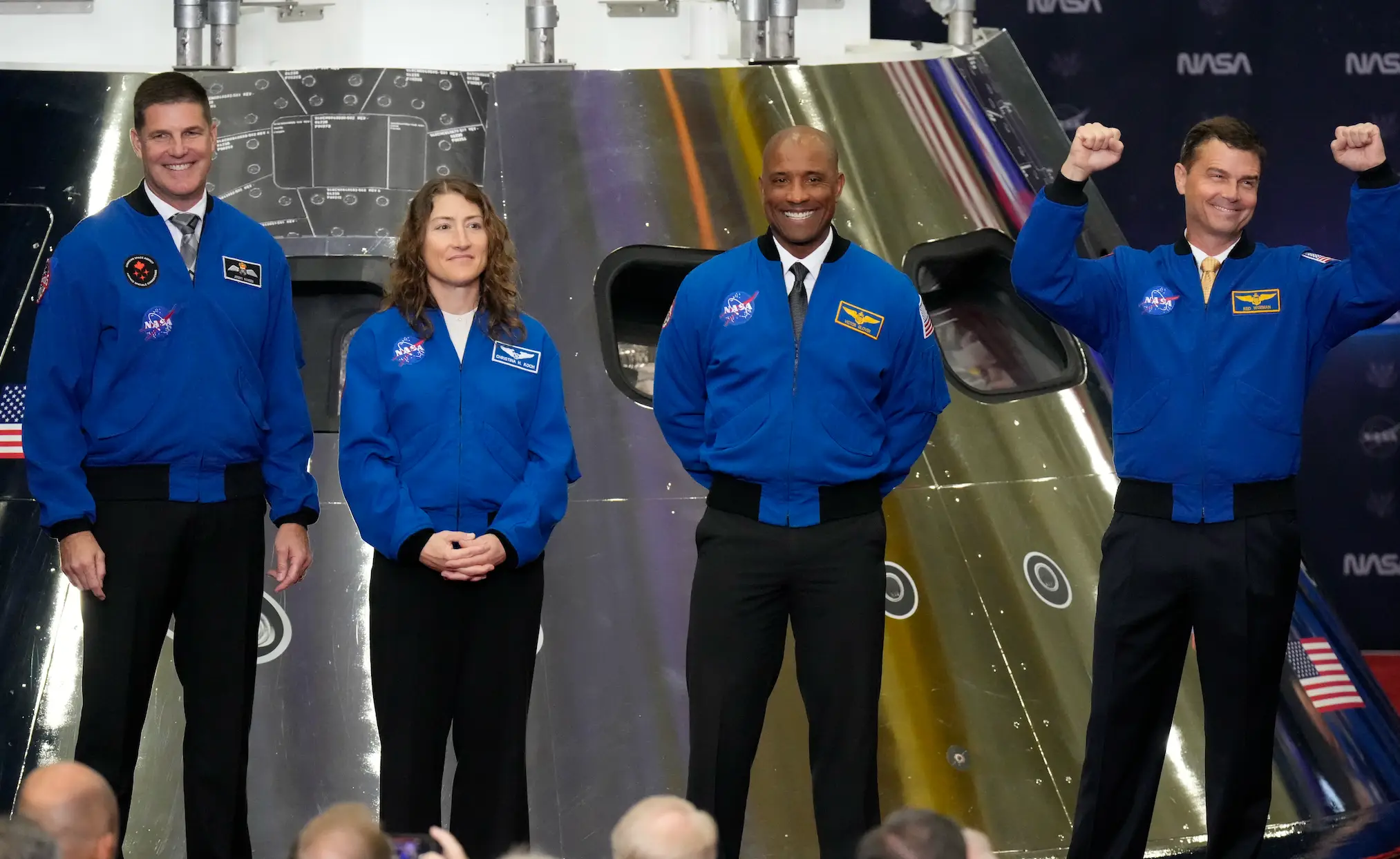 Thankfully, the Artemis II crew made it home safely (Melissa Phillip/Houston Chronicle via Getty Images)
