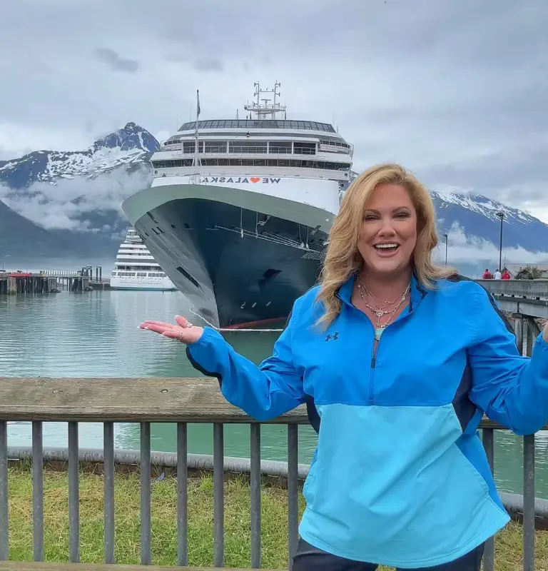 Christine met her husband on a cruise (Christine Kesteloo)