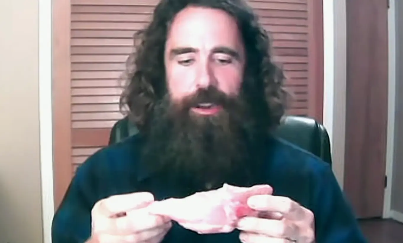 Weston told the hosts he 'feels better' for eating raw meat (ITV)