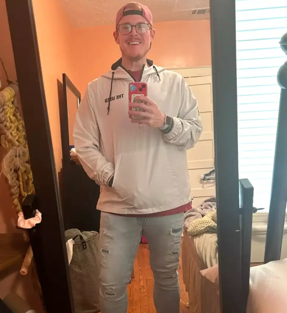 Casey has lost an incredible amount of weight (Instagram/@_caseyking_)