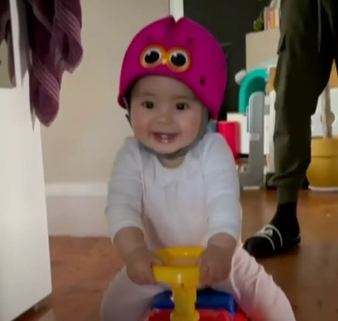 Baby Olivia Ancelet tragically died after being left in a hot car (7News Australia)