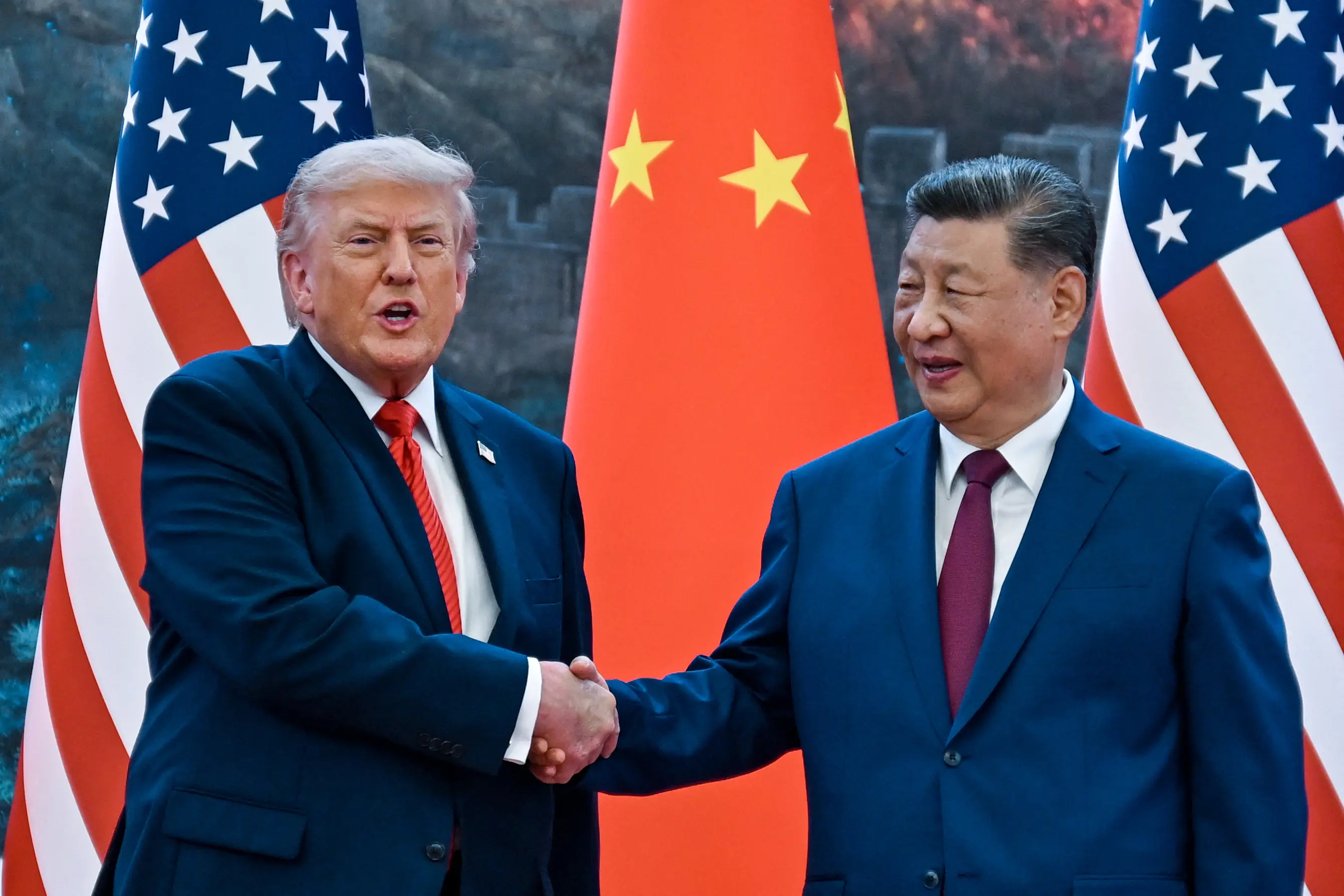 Donald Trump is currently on a state visit to the People's Republic of China (Kenny HOLSTON / POOL / AFP via Getty Images)