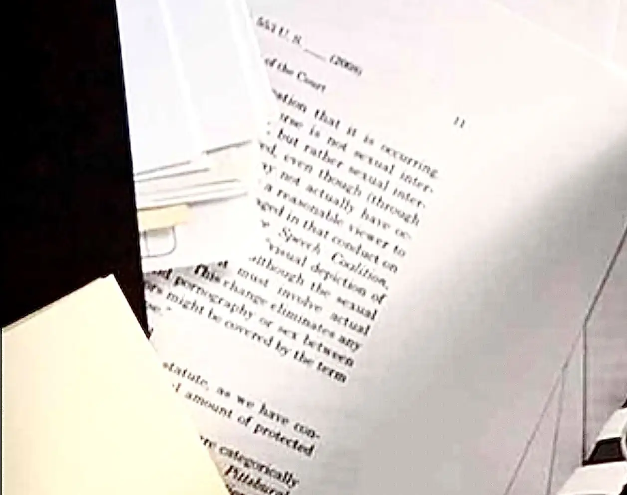 An advert from Balenciaga contained text from a child pornography Supreme Court case.