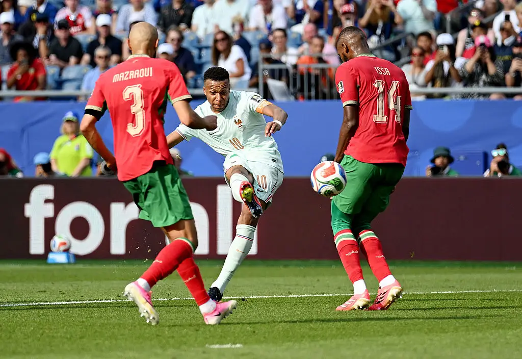 France beat Morocco to become the first team to secure a spot in the semi-finals (Shaun Botterill/Getty Images)