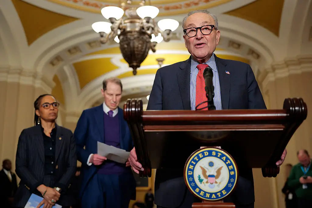 Senate Democratic Leader Chuck Schumer warned premiums will shoot up (Heather Diehl/Getty Images)