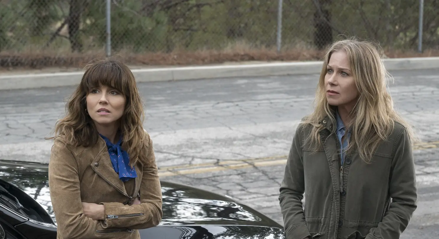 Applegate was diagnosed while filming Dead To Me. Credit Netflix