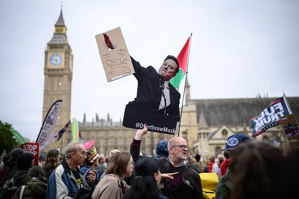 Brits haven't taken kindly to Musk's opinions on the country's politics (Leon Neal/Getty Images)