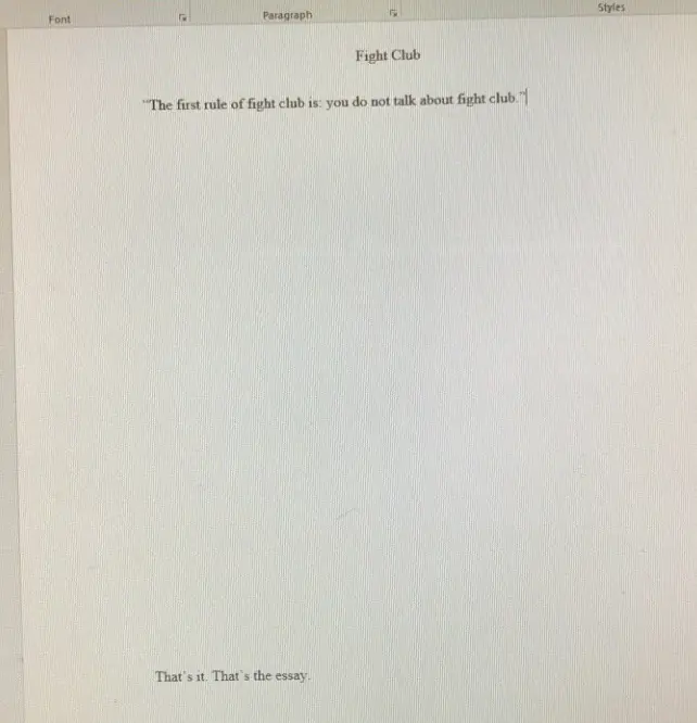 Allison's essay went viral on Twitter (X/@alligarrett10)