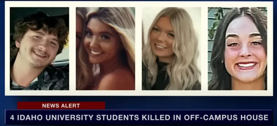 The four students were found stabbed in their beds (Amazon Prime)