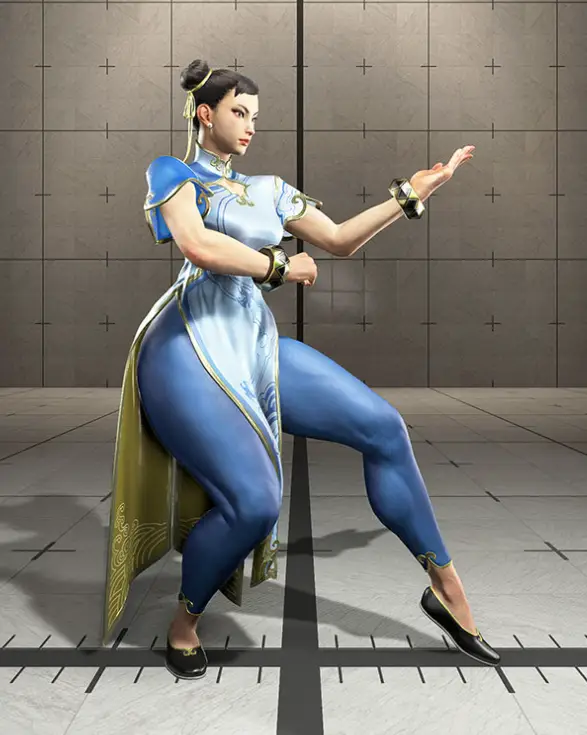 You wouldn't want to be kicked by Chun-Li (CAPCOM)