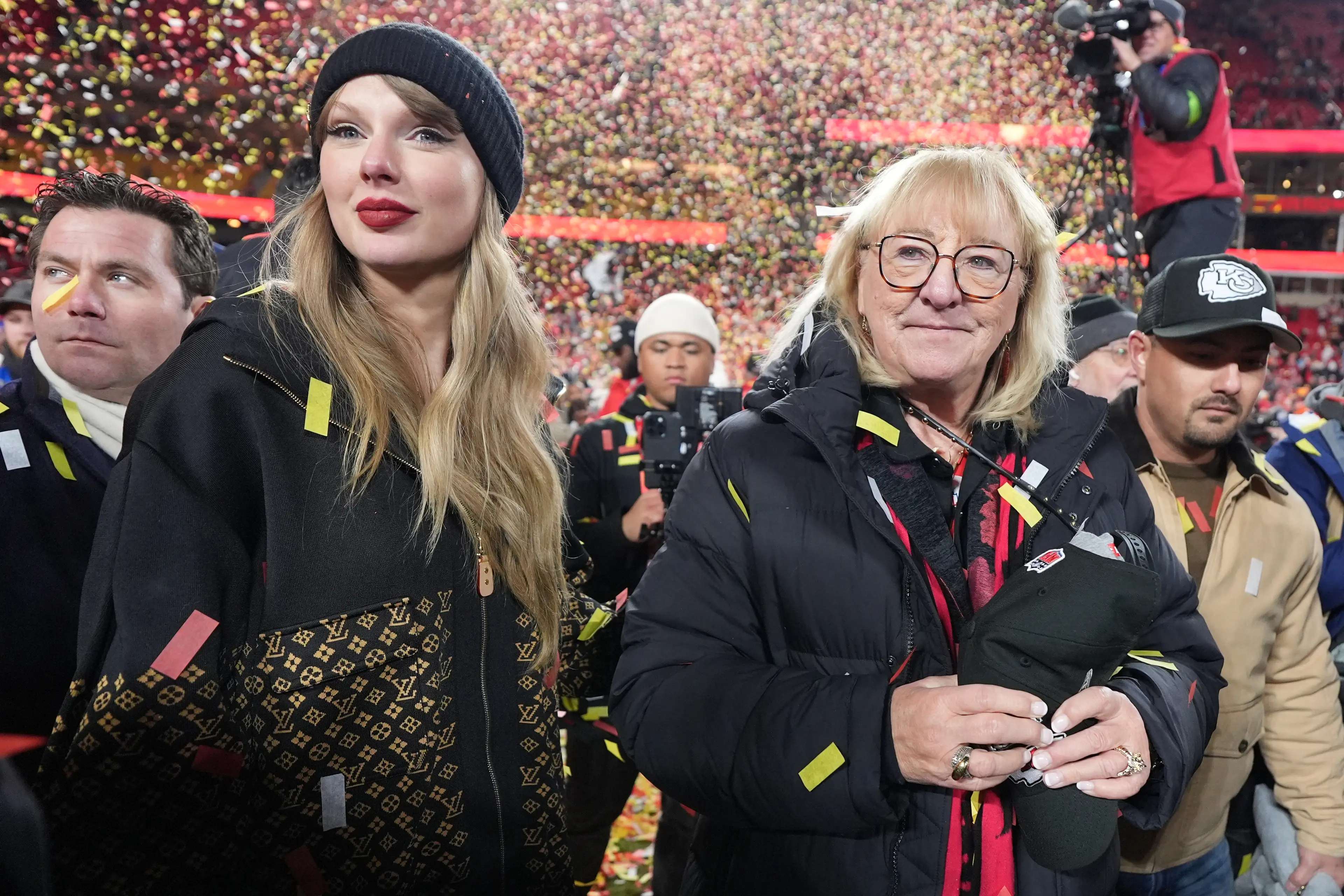 Donna Kelce has spoken out about her son's wedding to Taylor Swift (Perry Knotts/Getty Images)