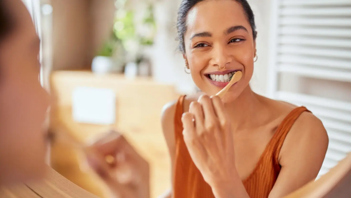 The woman caught her spouse by monitoring his toothbrushing routine (Getty Stock Image)