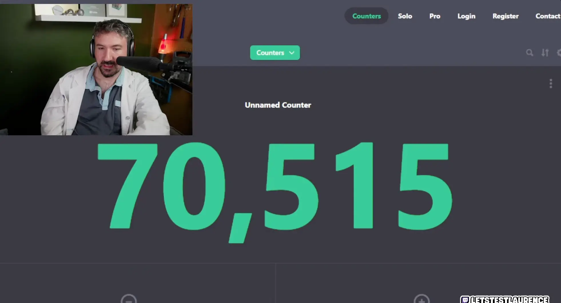 A YouTuber is trying to break MrBeast's record (LetsTestLaurence/YouTube)