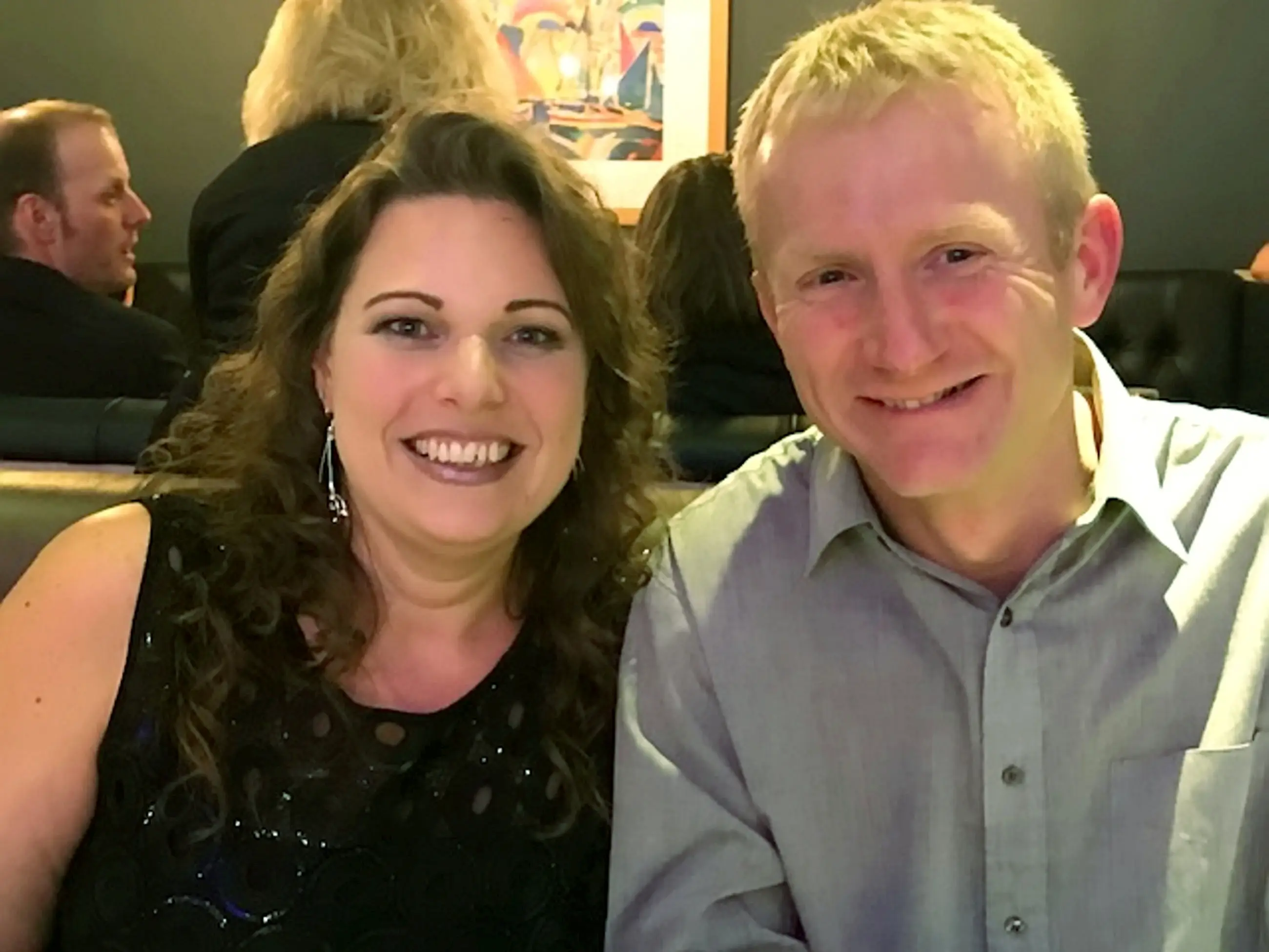 Adele Richards and Gary Authers (SWNS)