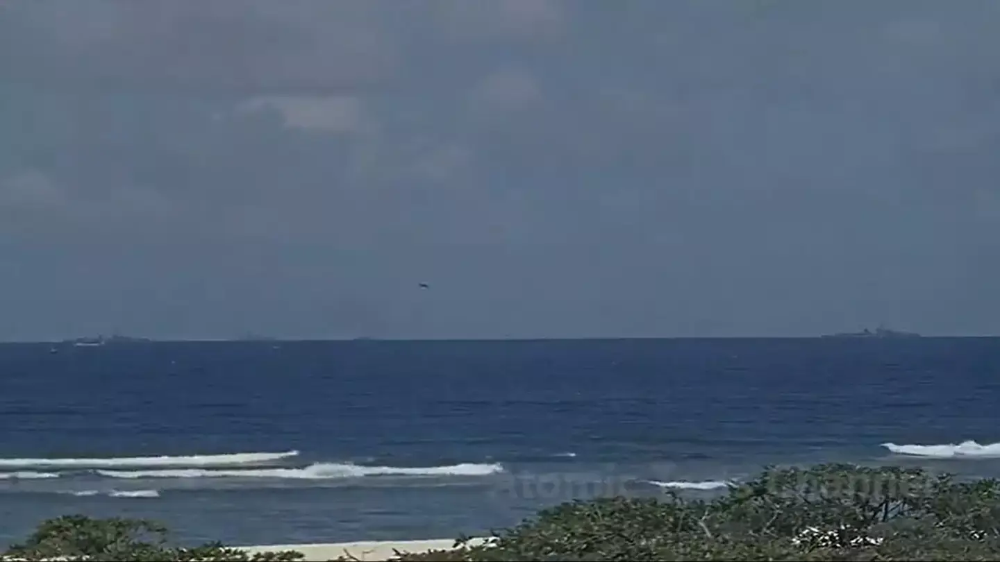 Shortly before the explosion. (Atomic Tests Channel)