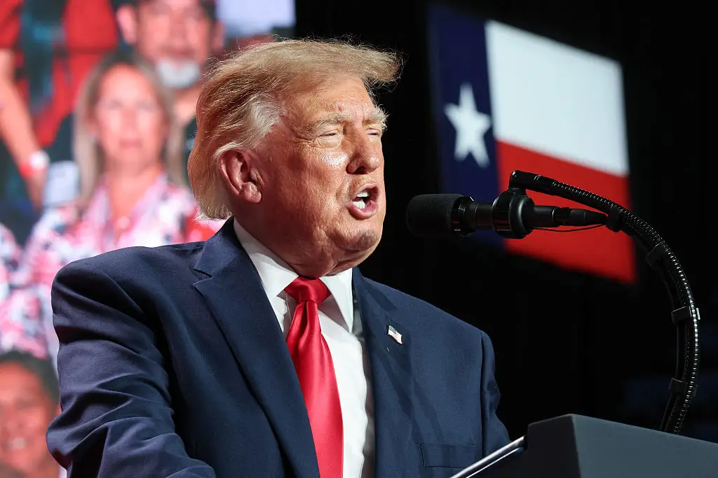Donald Trump revealed more about his relationship (Photo by Win McNamee/Getty Images)