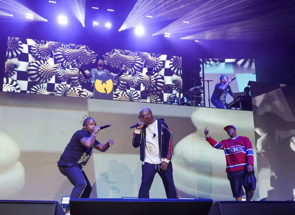 The group including Cappadonna performing in Las Vegas, 2023 (Ethan Miller/Getty Images)