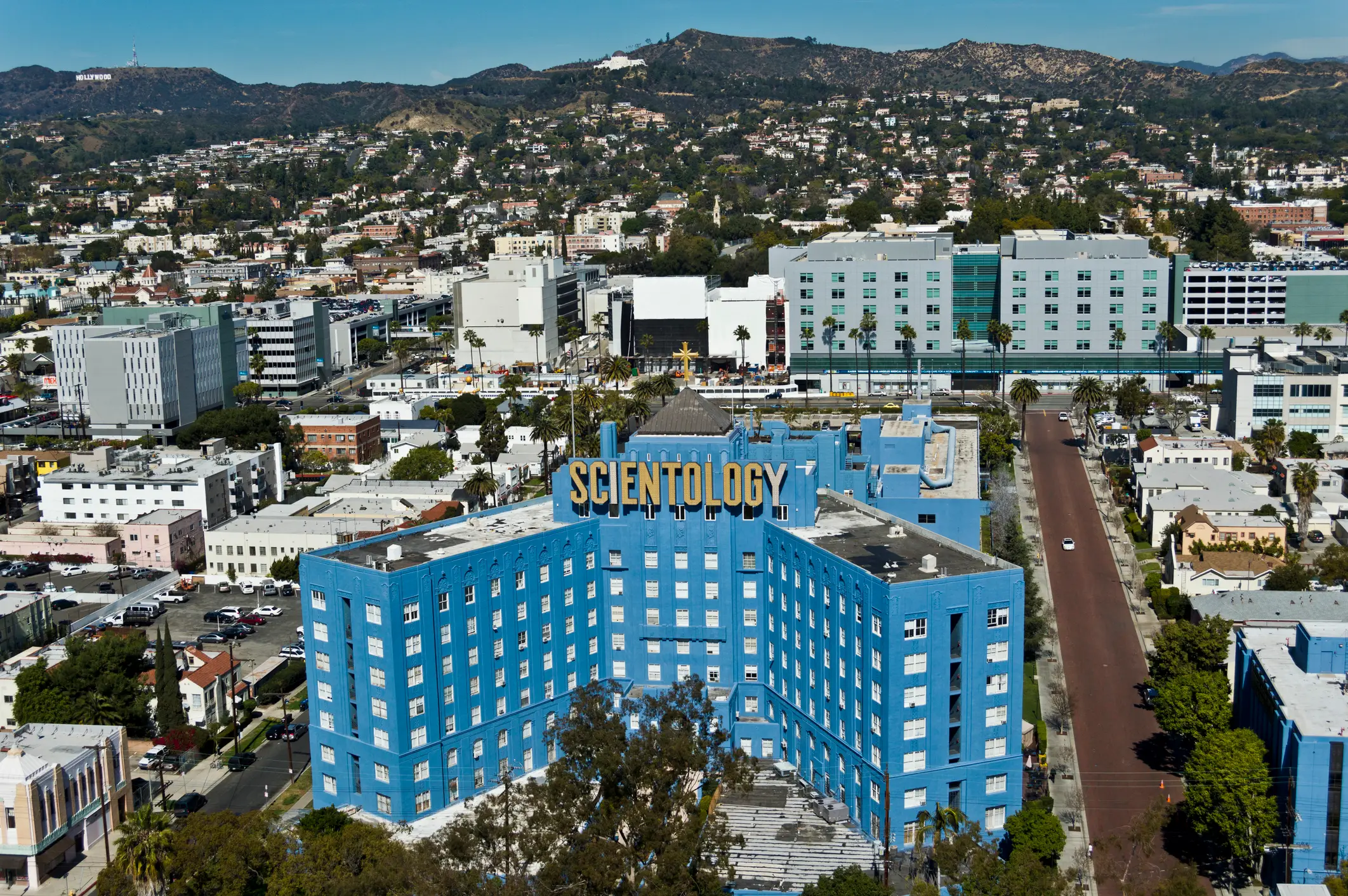 The church preaches the word of L. Ron Hubbard (Getty)