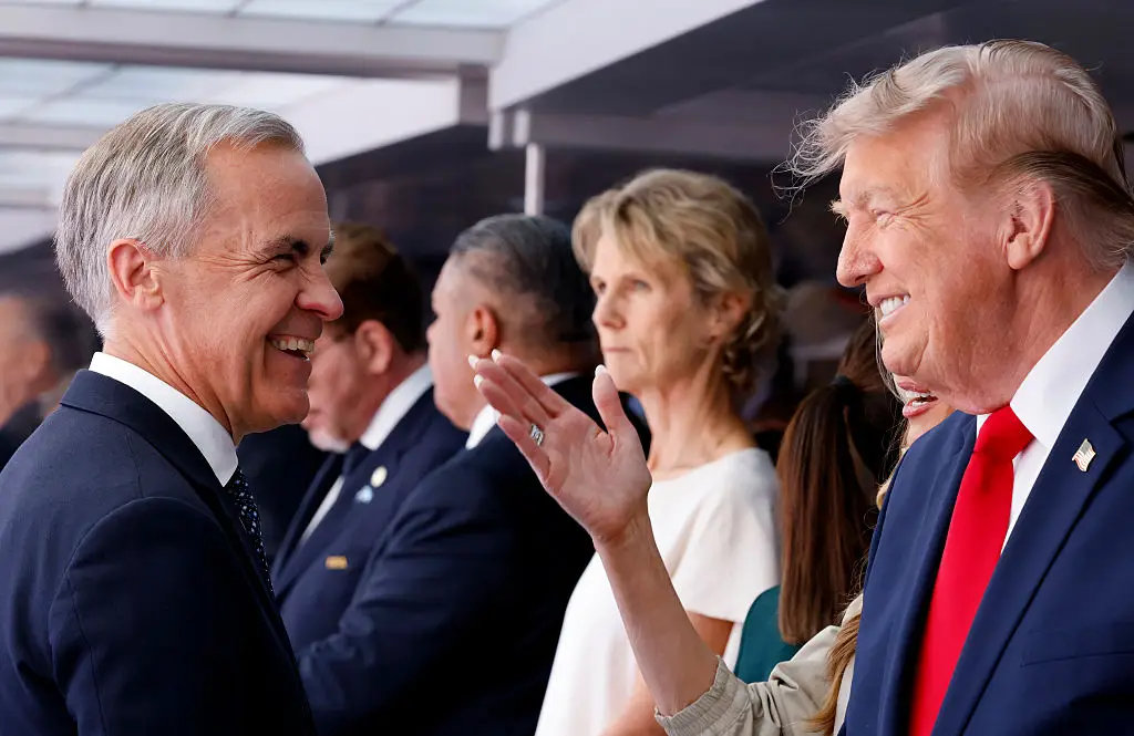 Donald Trump and Mark Carney (Eva Marie Uzcategui - FIFA/FIFA via Getty Images)