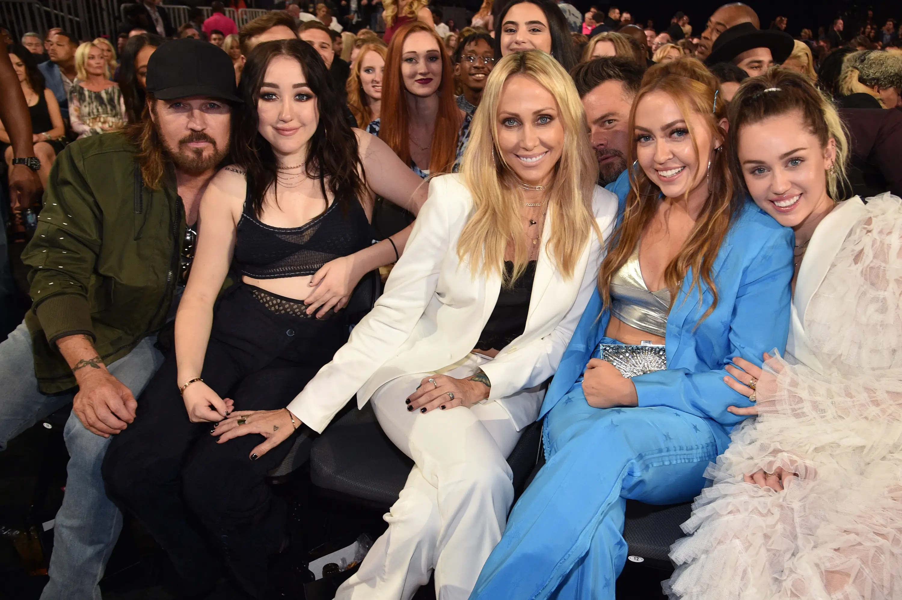 Tish Cyrus has opened up about how her and Billy Ray's divorce impacted the family (Kevin Mazur/BBMA2017/Getty Images for dcp) 