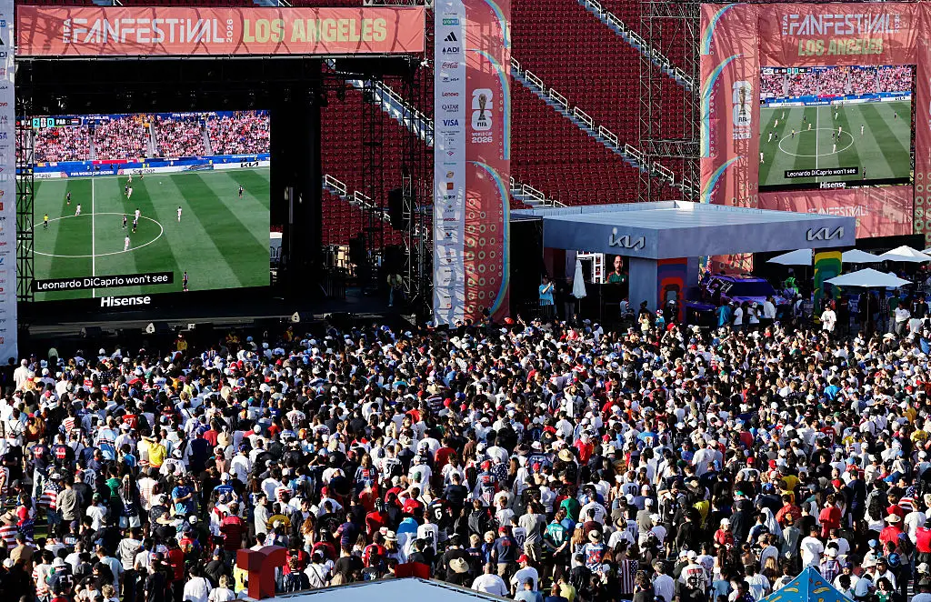 Millions around the world will be watching the World Cup from fan zones. (Mario Tama/Getty Images)